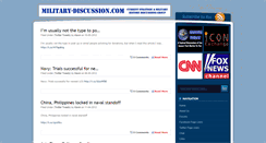 Desktop Screenshot of military-discussion.com