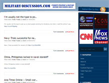 Tablet Screenshot of military-discussion.com